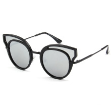 2018 lunettes de soleil miroir oeil de chat femmes mode nouvelles lunettes de soleil